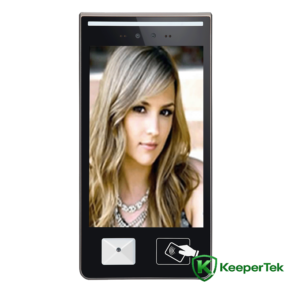 10.1-Zoll Gesiichtserkennung QR-Code-Kaart swipen a Reklamm All-in-One Maschinn KT-FR016
